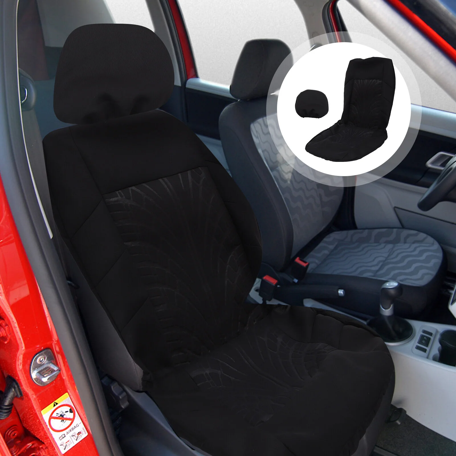 

Car Front Seat Cover Covers Cars Automotive & Accessories Plastic Interior Van Truck Protectors Universal