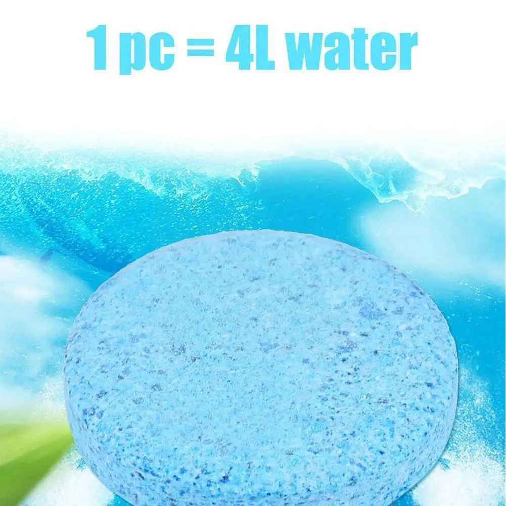 

Convenient 50 Pcs Car Windshield Cleaner Effervescent Kitchen Wiper Cleaning Toilet Windscreen Washing Home Glass Tablet Ta T8v8