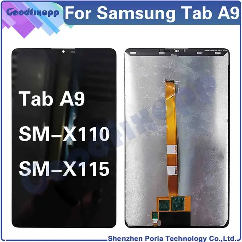 ЖК-дисплей с сенсорным экраном и дигитайзером в сборе для Samsung Galaxy Tab A9 SM-X110 X110 X115, запасные части