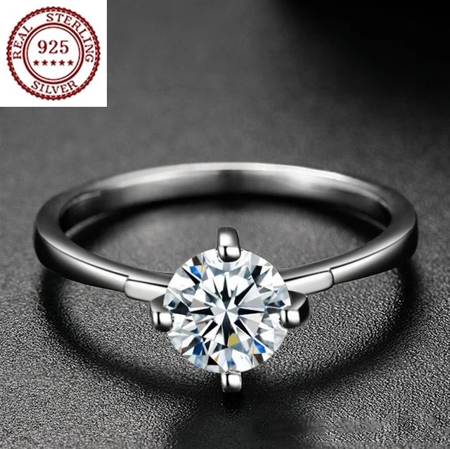 

Женское кольцо с бриллиантами, серебро пробы, платина