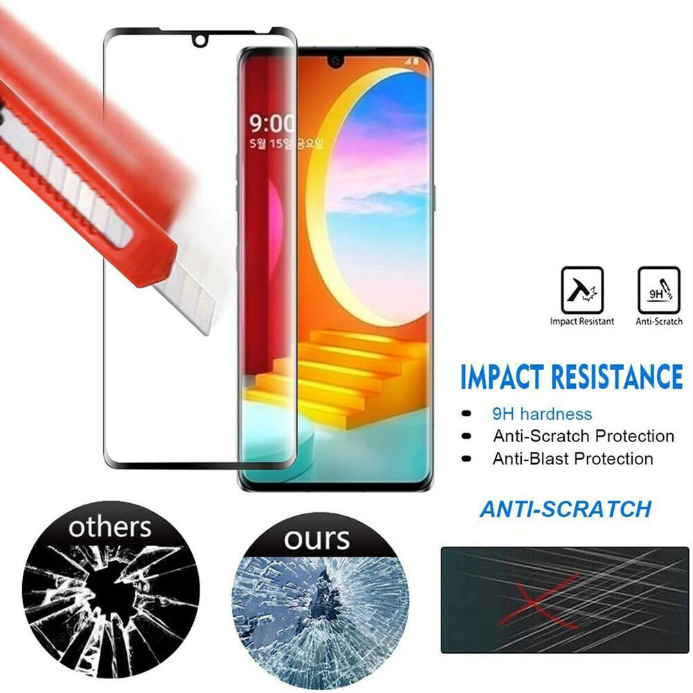 21pack glass for lg wing velvet 3d curved screen protector full coverage protective film on for lg wing lg velvet 5g protect free global shipping