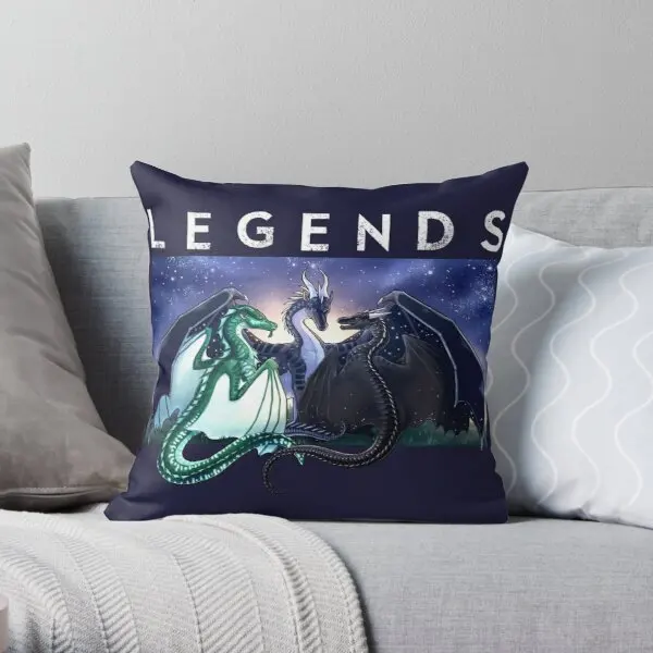 

Wings Of Fire Legends Fathom Darkst Printing Throw Pillow Cover Home Anime Square Fashion Bedroom Decor Pillows not include