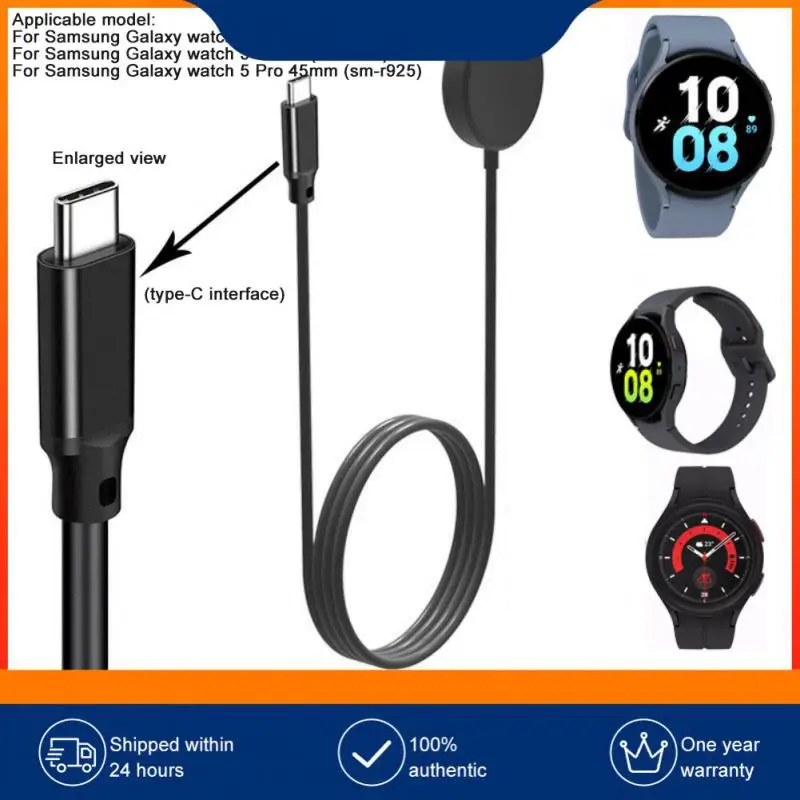 

Portable Fast Charging Cable 100cm Pd 10w 40mm 44mm 45mm Type-c Charger Cradle Watch Charger Charging Dock Station