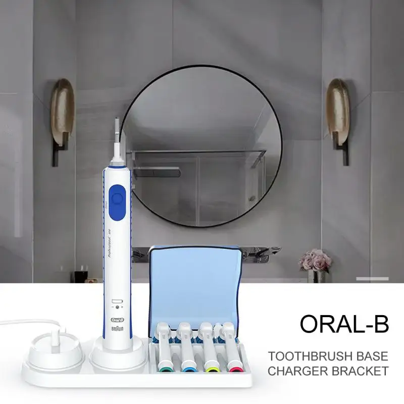 

Free Stand Charger Bracket Safe Portable Electric Toothbrush Holder For Oral B Electric Toothbrush With Charger Hole Heads Base