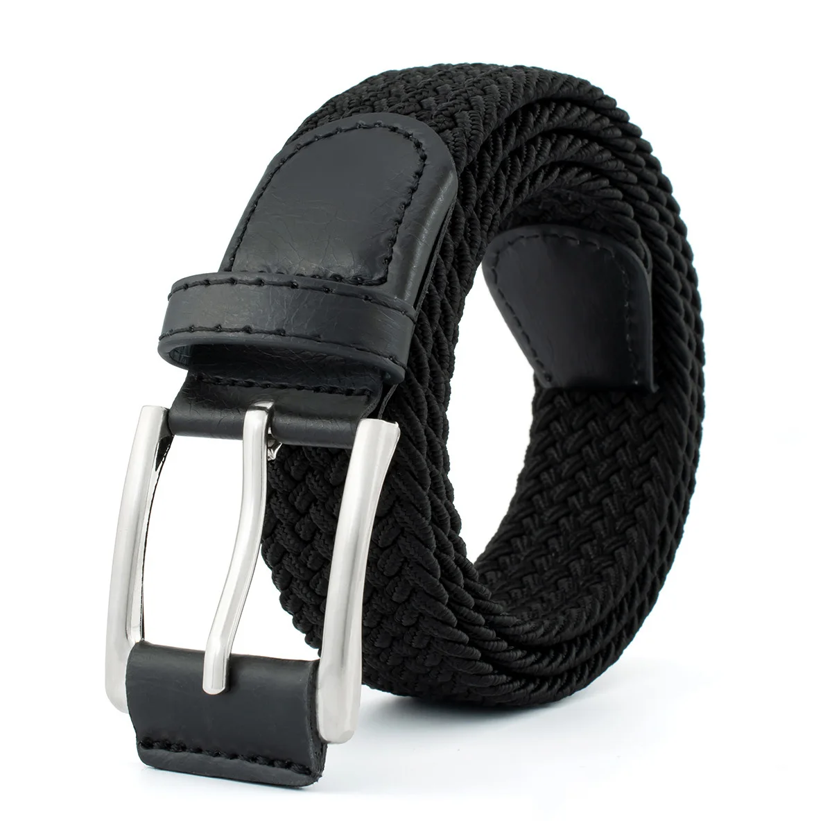 High Quality Leisure Breathable Outdoor Nylon Canvas Belt Zinc Alloy Buckle Head Fashion Youth Travel Belt Woven Ribbon A3418