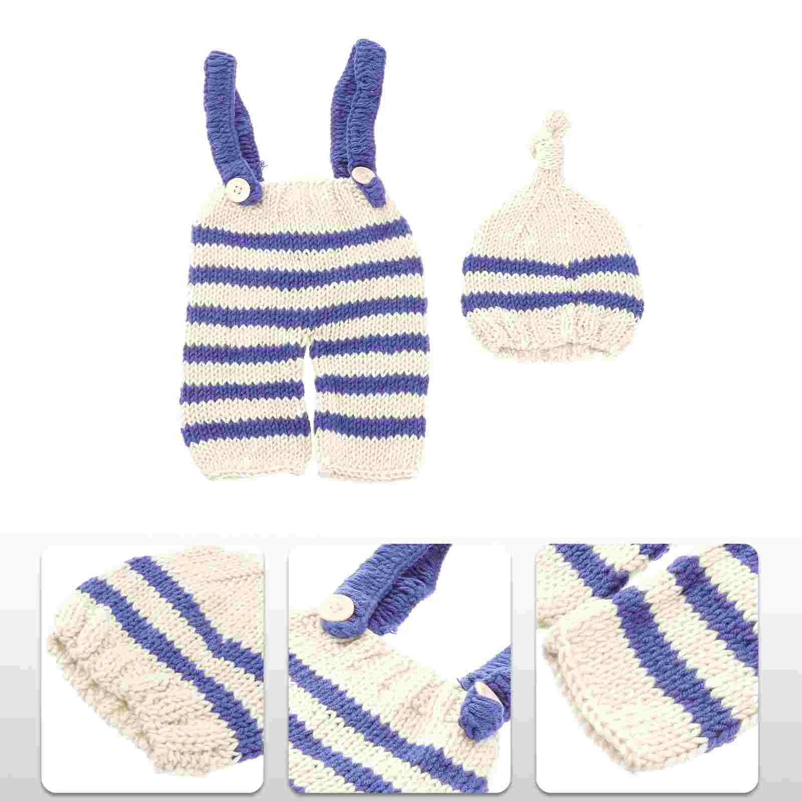 

1 Set Striped Photo Costume Photography Clothes Suit Photoshoot Props for Photoshoot Gift Presents