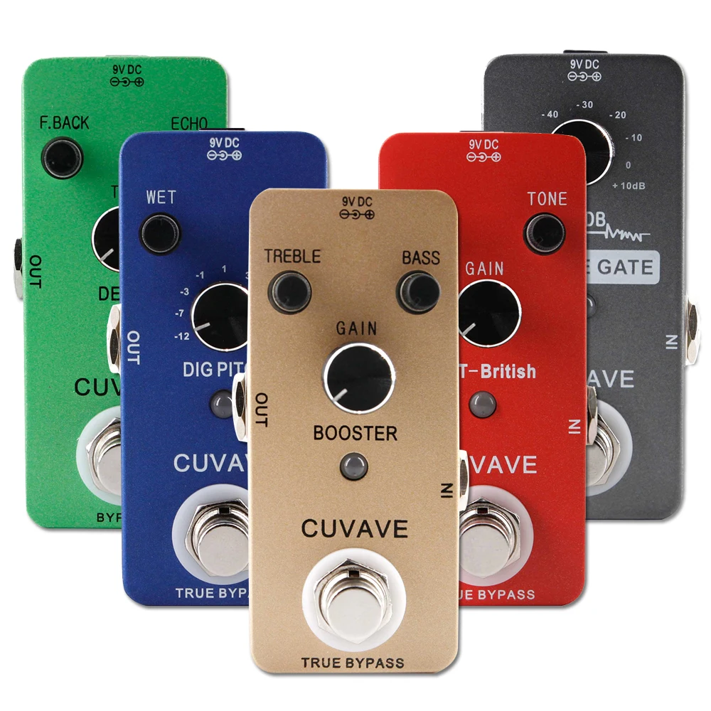 

Electric guitar effects Stompbox looping Distortion Compression Delay Overdrive Noise reduction Digital reverb