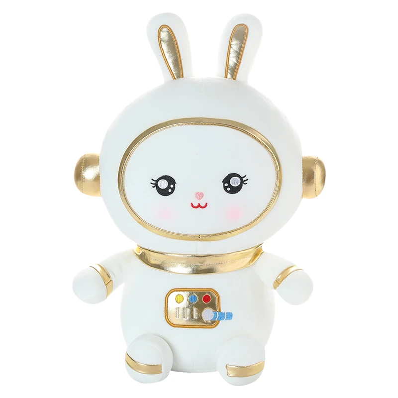 Hot  Cute Spacesuit Plush Toys Lovely Stuffed Animal Birthday Gifts for Kids Boys Appease Astronaut Bunny Doll for Children