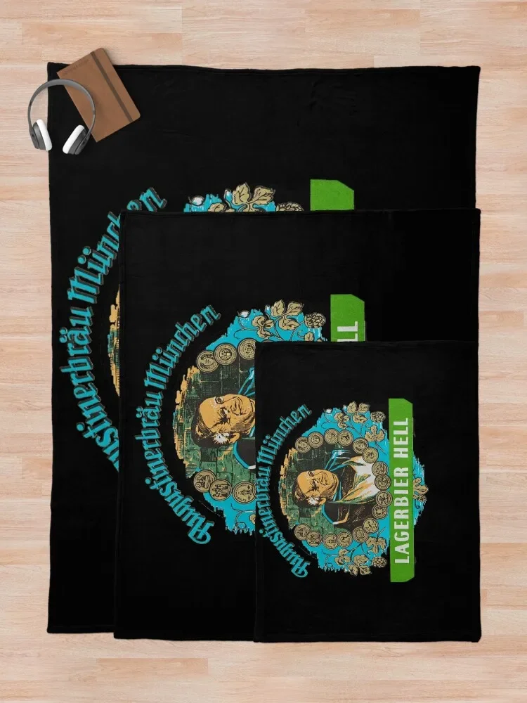 Augustiner Munich Beer...Lagerbier Hell Классическое одеяло Роскошные утолщенные диваны Летние