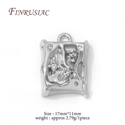 Позолоченные подвески FINRUSIAC, латунь, 1/2 шт