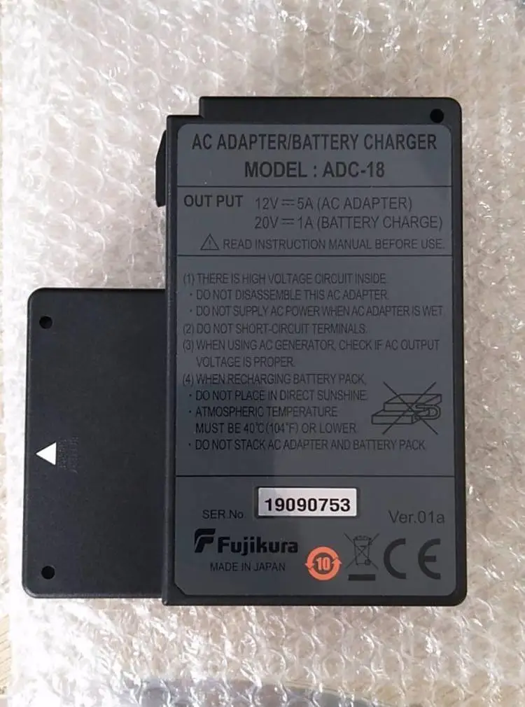 

Original Japan 14.8V 4000mAh ADC-18 AC Adapter Battery Charger For Fusion Splicer FSM-61S 62S 62C 80S 70R 80C