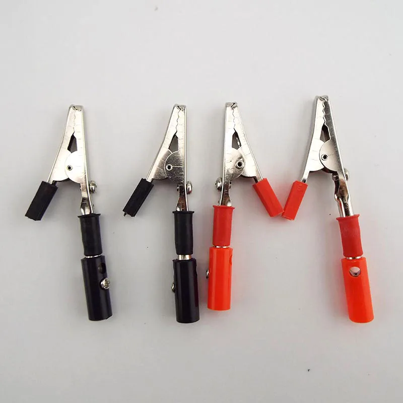 Штекер баннера 4 мм и зажим типа крокодил зонд с зажимом Электрический тестовый