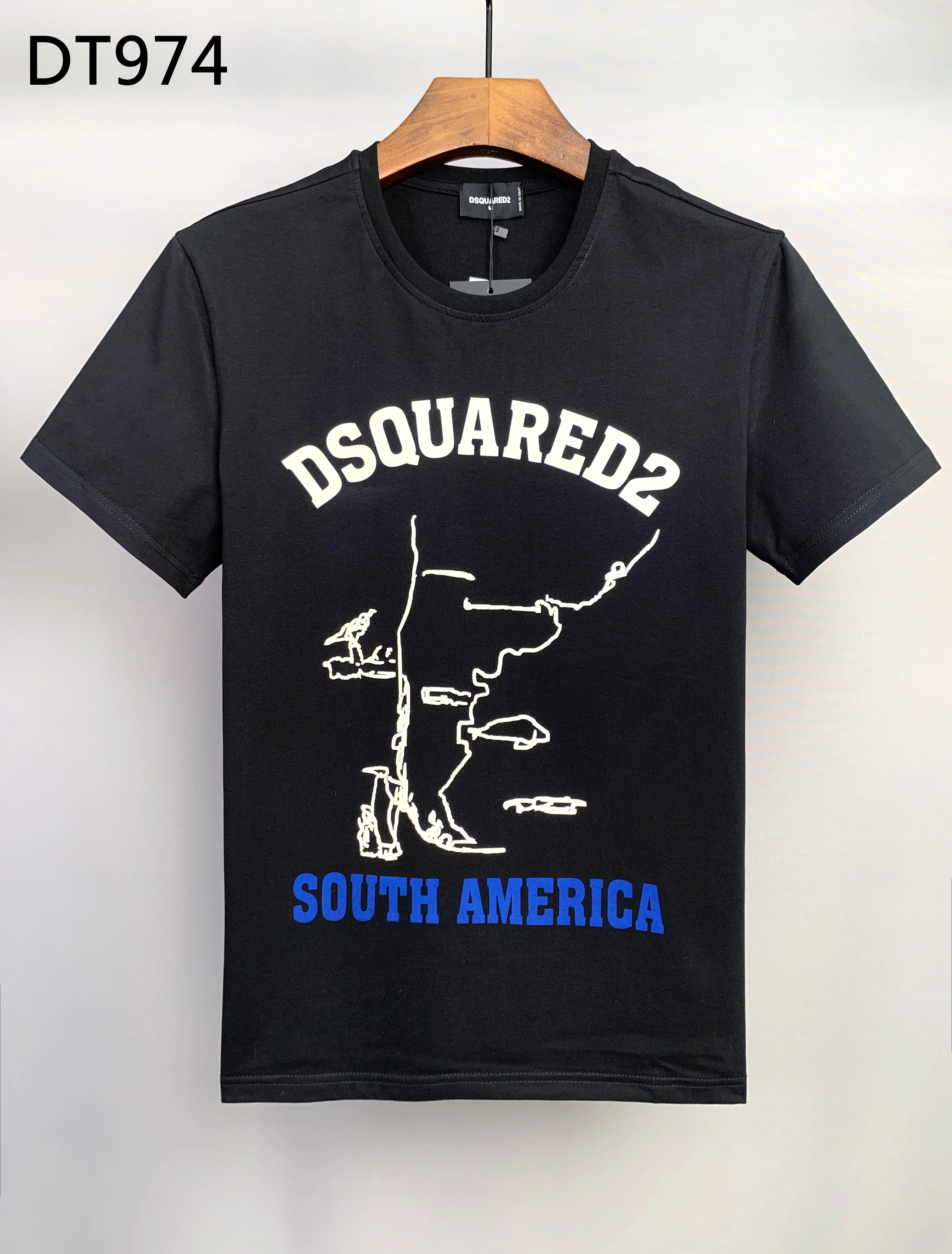 

Letter Printed dsquared2 mens casual t-shirts Tops Big M L XL XXL XXXL