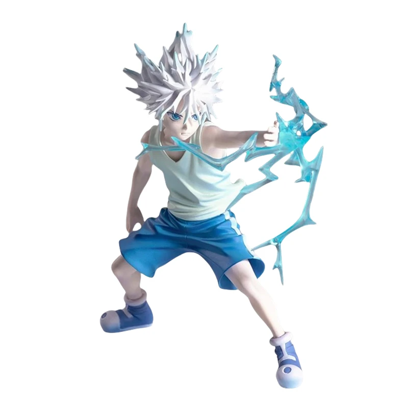 Фото Подлинная Bandai VIBRATION STARS HUNTERxHUNTER Killua Hisoka Kurapika, аниме-фигурки, модель, коллекционные игрушки, подарок для детей №5