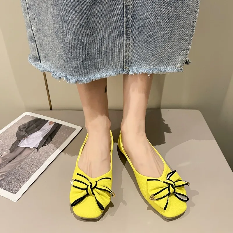 Туфли женские весенние с пряжкой и жемчугом удобные легкие туфли Мэри Джейн