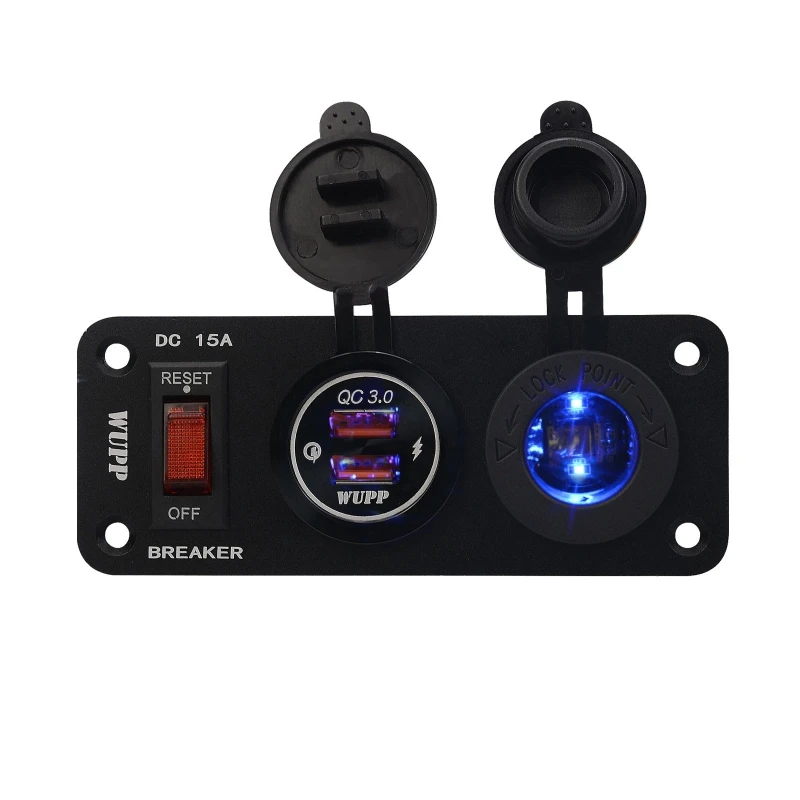 

3 в 1, автомобильное зарядное устройство из алюминиевого сплава