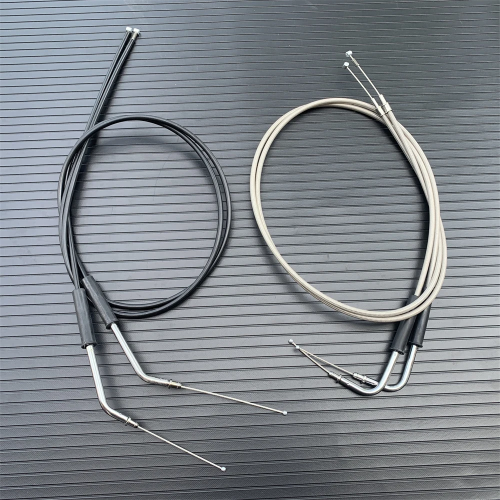 Удлиненный трос дроссельной заслонки для мотоцикла Harley Sportster Iron XL 883 1200 Dyna Softail Fat