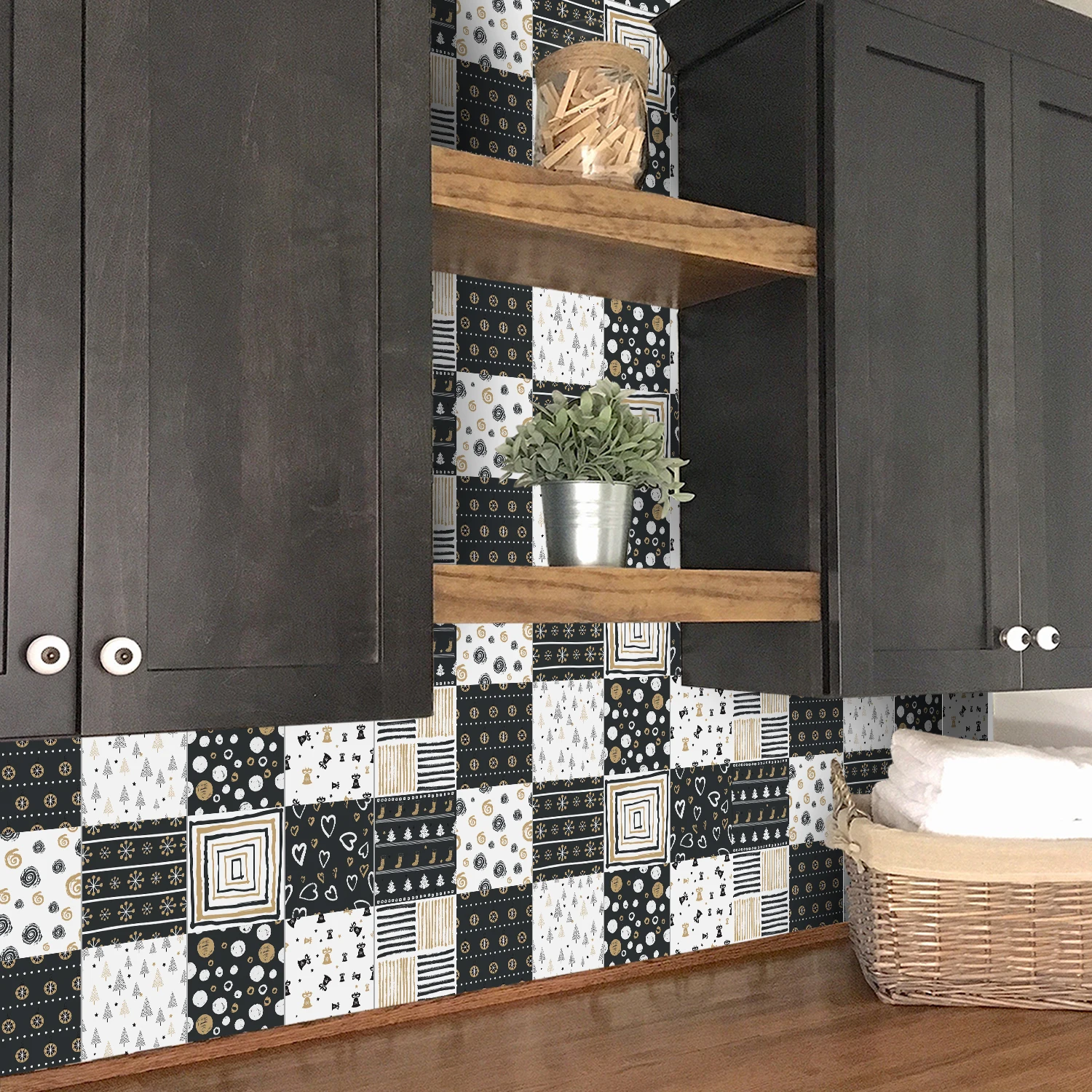 

24 шт./набор, водонепроницаемые наклейки из ПВХ