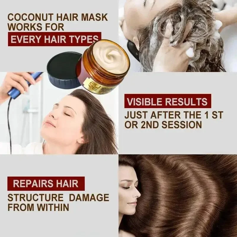 Кератиновая волшебная маска для волос 120 мл протеиновый выпрямитель