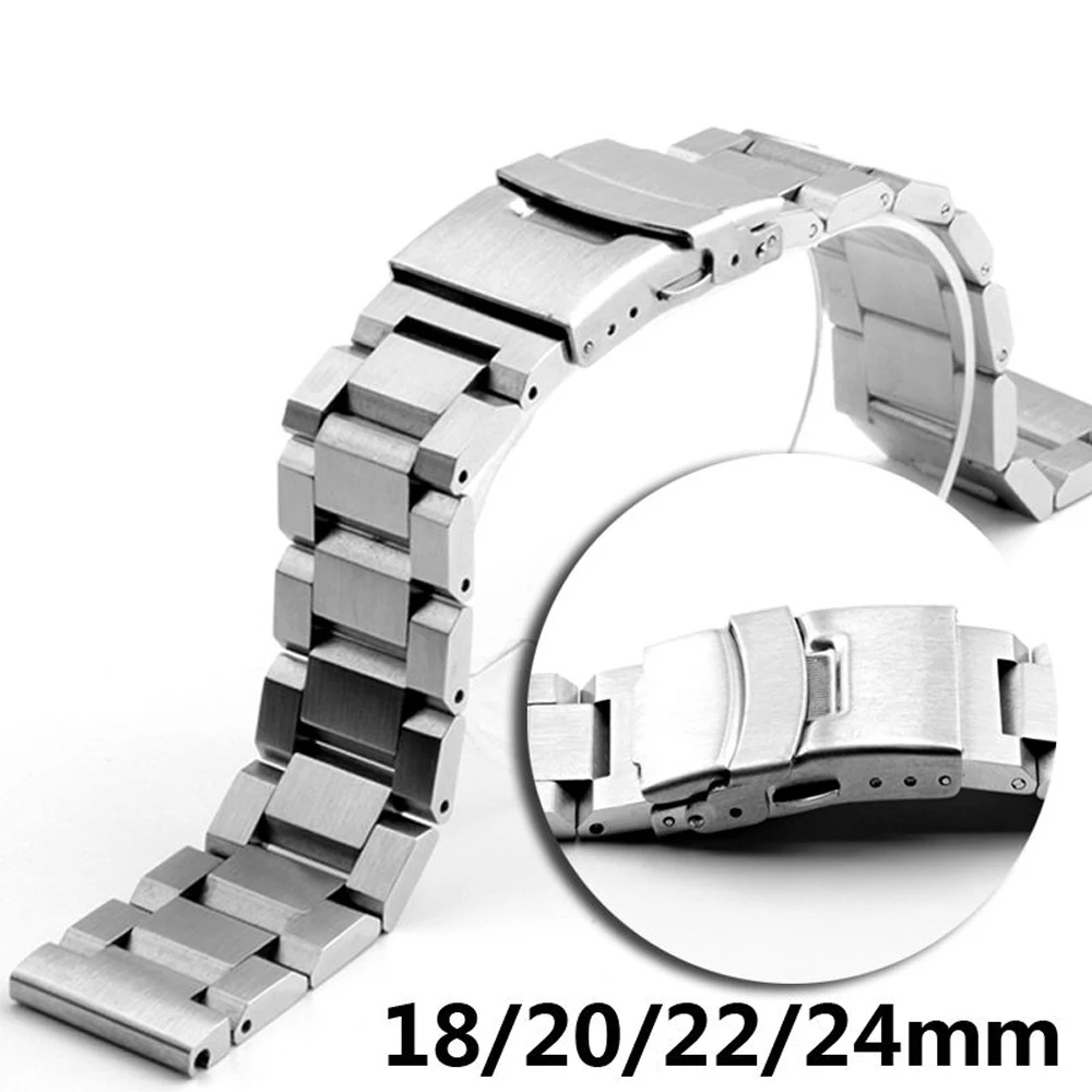Браслет из нержавеющей стали для Galaxy Watch 3/4 41 40 мм однотонный деловой