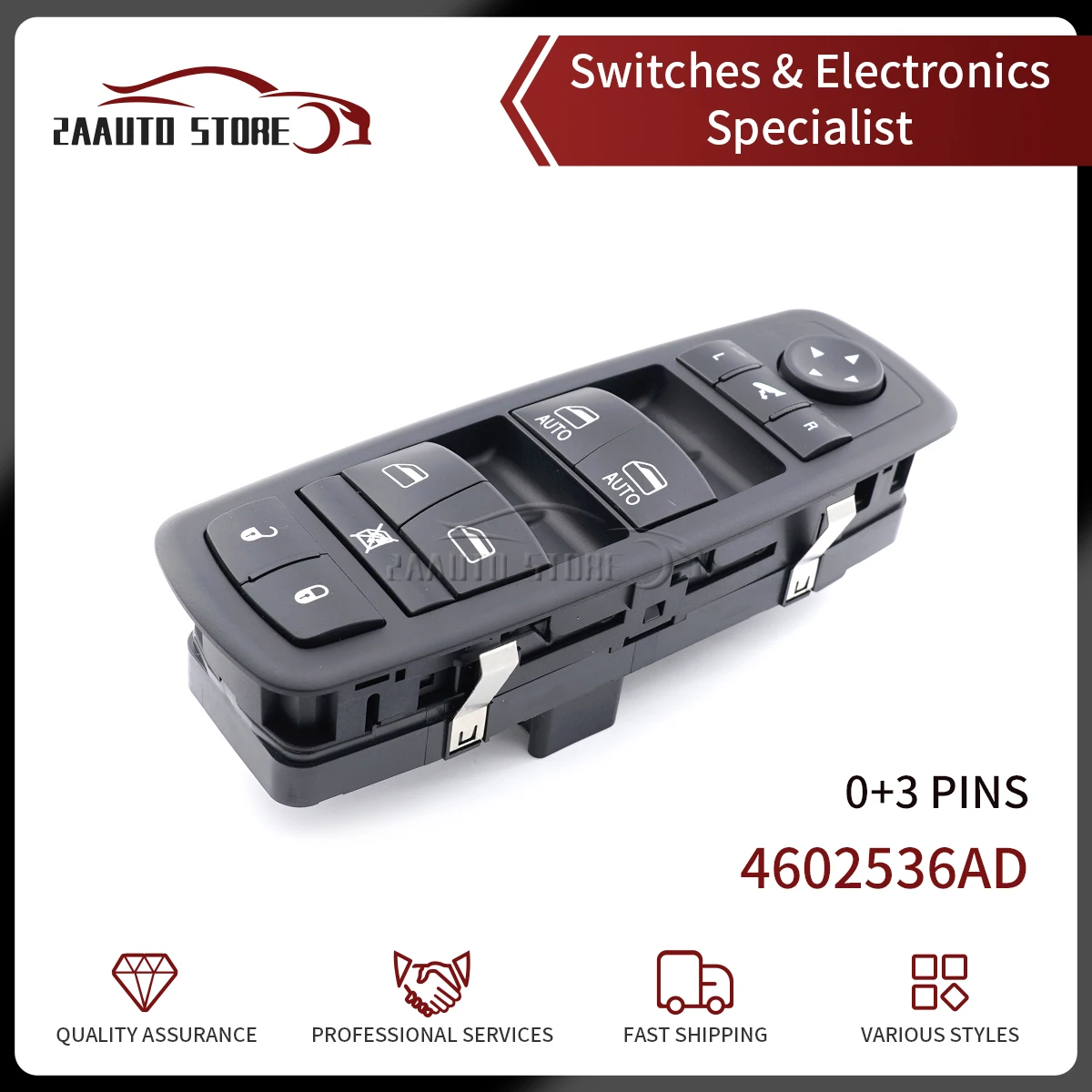 

4602536AD For Chrysler Town Country For Dodge Grand Caravan 2008-2015 Car Power Master Window Switch 4602536AF 68110872AA