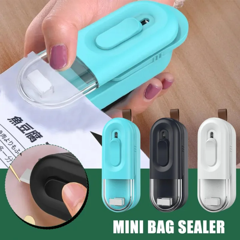 

Mini Double-ended Bag Resealer Small Sealer 2 In 1 Convenient Plastic Bag Heat Sealing Machine Food Package Sealing Bags Tool