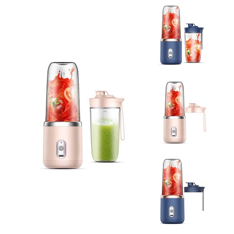 6 Blades Portable Juicer Cup Juicer Fruit Cup Automatic Smal