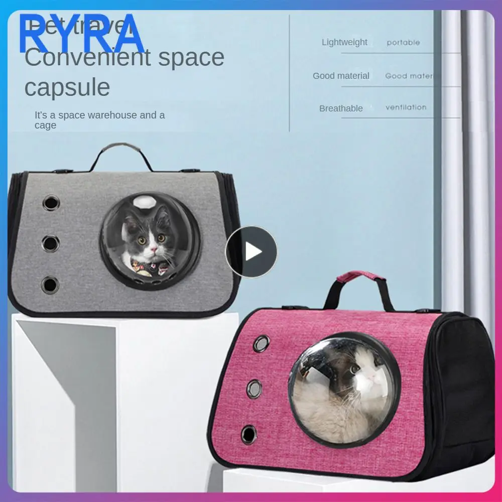 

Cat Bag Ventilate Hand-held And Cross-body Bag Portable Multi-functional Waterproo Durable And Scratch Resistant Pet Backpack