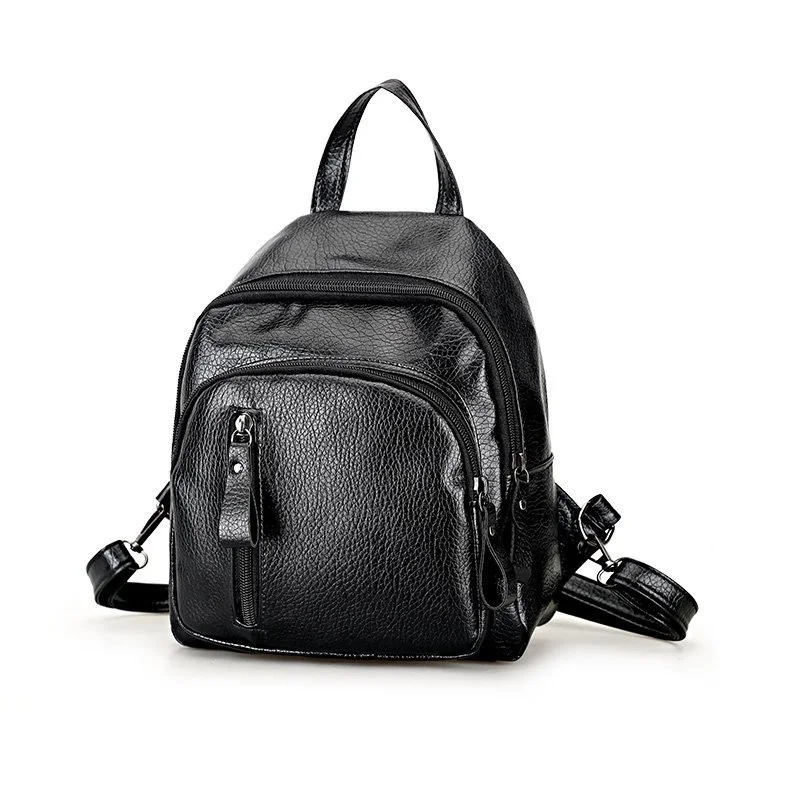 

Women Backpack PU Leather Travel Shoulder Bag Girl Multifunctional Small School Bolsa Fashion All-Match Outdoor Backpack 2023