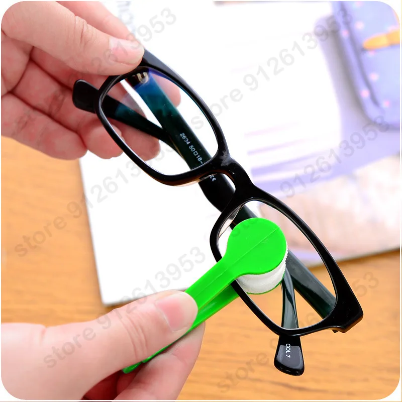 

1pc Portable Multifunctional Glasses Cleaning Rub Two-side Glasses Brush Microfiber Spectacles Cleaner Glasses Cleaning Tools