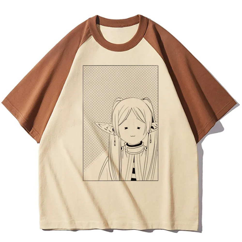 Топ Frieren женская элегантная быстросохнущая футболка с графическим рисунком