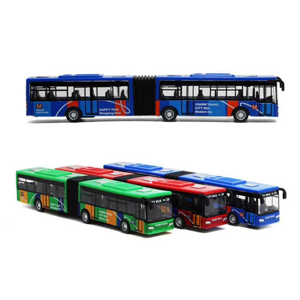 

Double Buses Alloy Bus Model Vehicles City Express Bus Diecast Vehicles Toys Funny Pull Back Car for Children Kids Gifts
