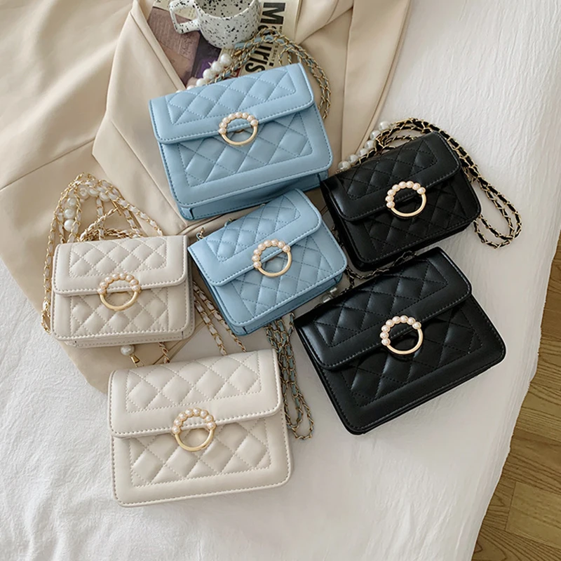 

Trendy Fashion Diamond Chain Women Small Shoulder Bag Mini Purse Womens New Crossbody Clutch Purses