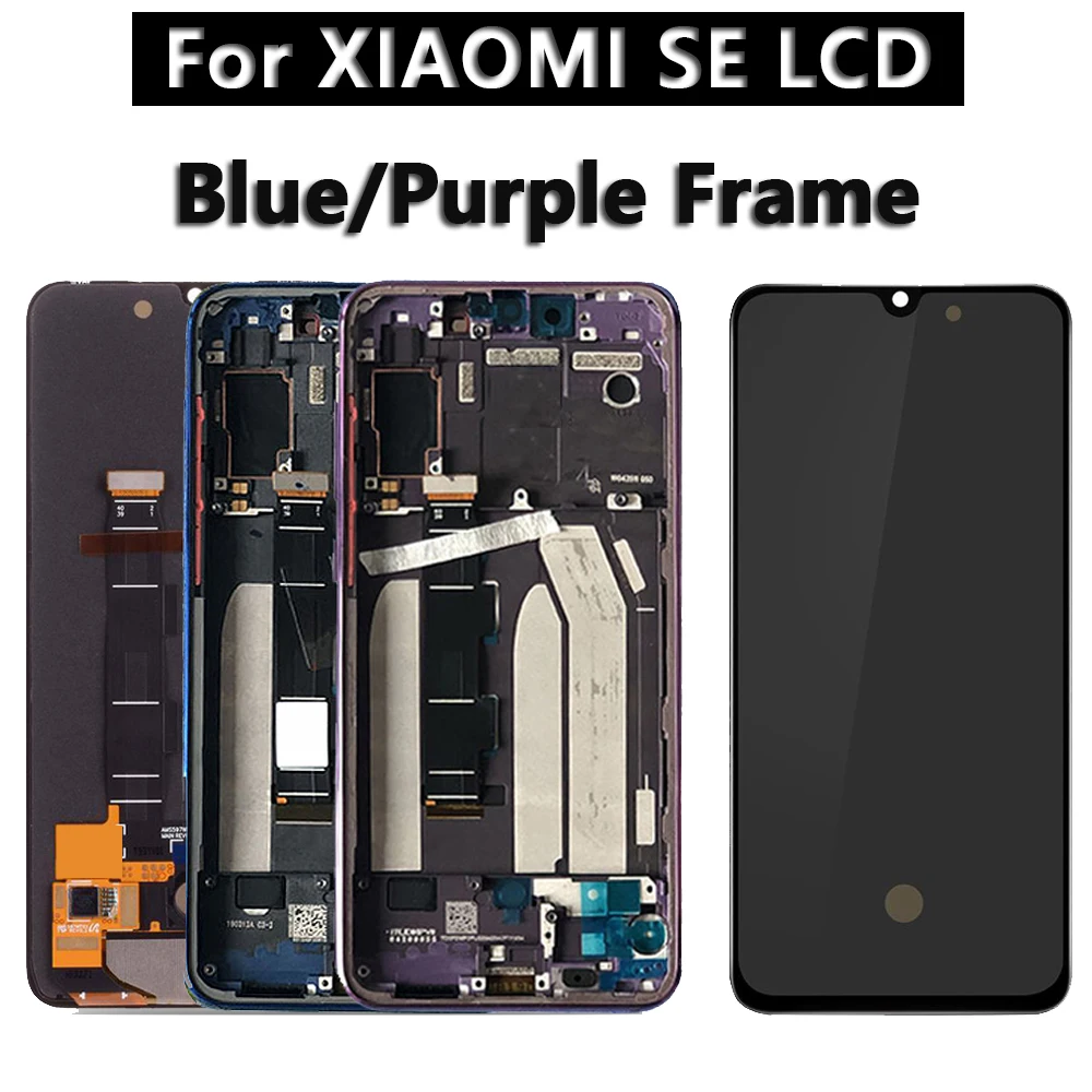 Ceny Amoled Mi 9SE Wyświetlacz Dla Xiaomi Mi 9 SE Wymiana Ekranu LCD Z Odciskiem Palca 10 Ekran Dotykowy Dla Xiaomi Mi9 SE M1903F2G LCD
