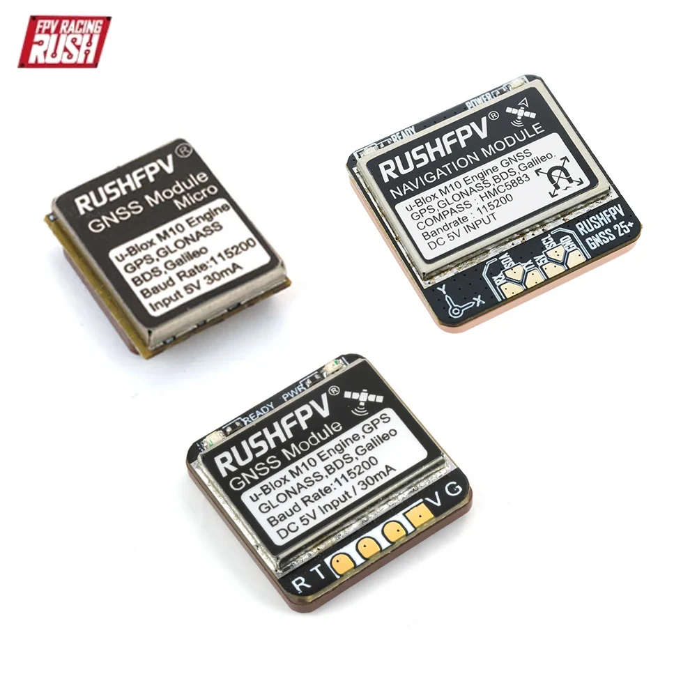 Rushfpv Rush Fpv GNSS MINI/GNSS Micro/GNSS Pro uBlox M10 GPS для RC FPV Дрон Запчасти Diy