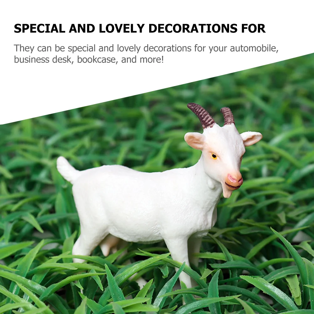 3 шт. имитация овцы игрушки фигурки животных статуи декоры пластиковые модели для