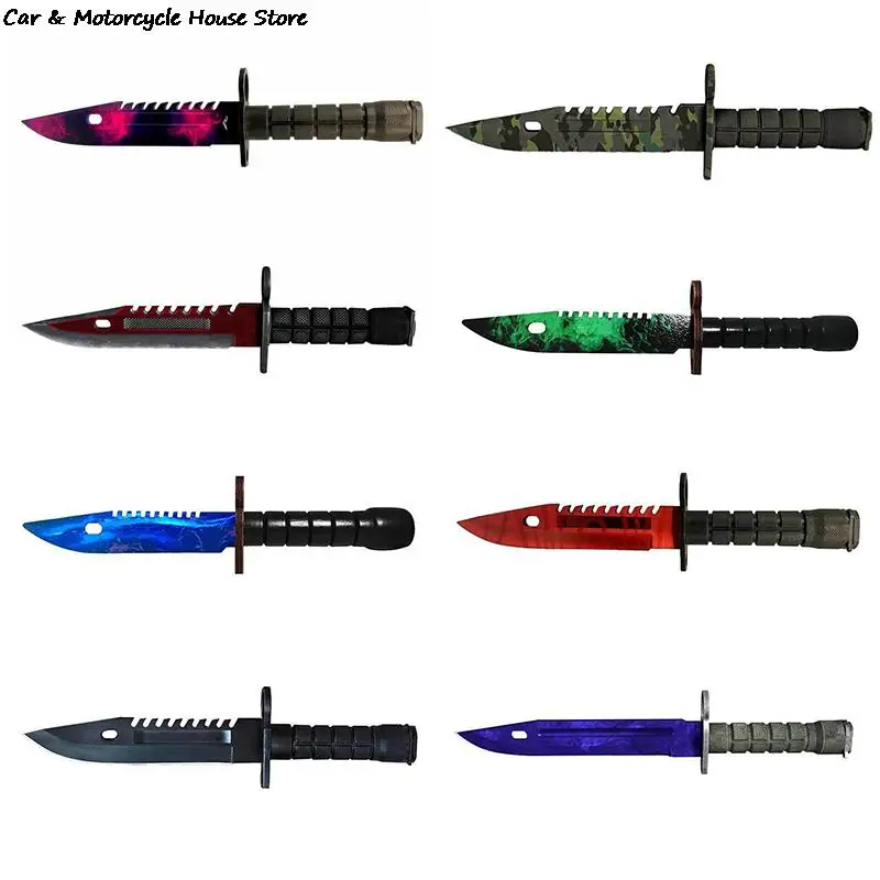 

1PC Creative Car Decals for CS GO Brass Knife Car Stickers Waterproof Decoration
