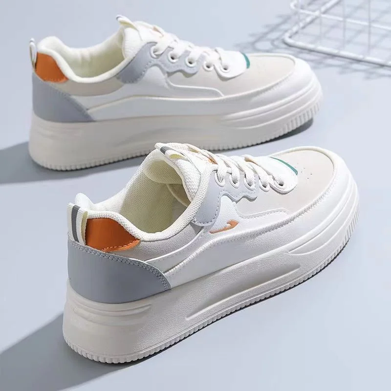 Ladies Shoes on Sale 2023 Brand New Fashion Lace-up Women's Vulcanized Shoes Summer Breathable Women Casual Sneakers Zapatillas