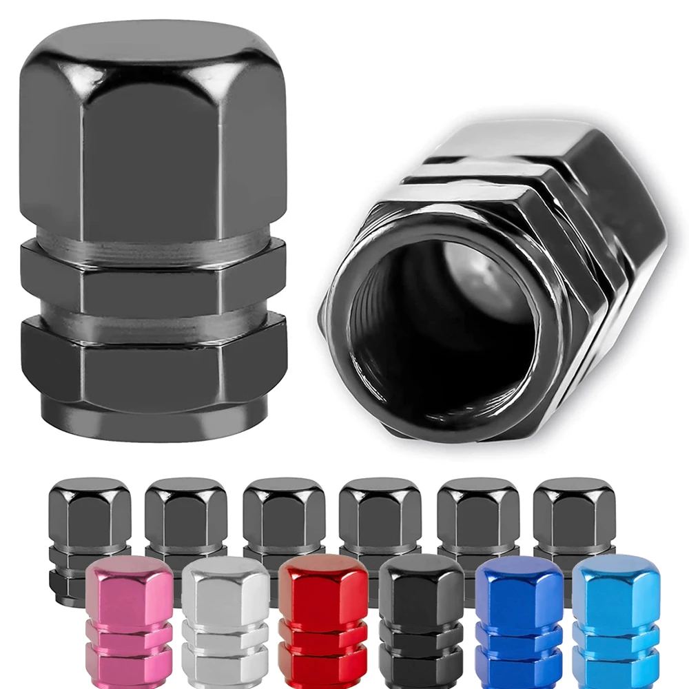 

12Pcs Wheel Caps Theftproof Aluminum Car Wheel Tires Valves Tyre Stem Air valve Caps Airtight Cover For Car Truck Motorcycle