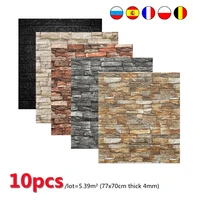 Wallpaper Brick DIY Stickers Self-Adhesive Backdrop Decor For Kids Room Kitchen Waterproof Wall Decor Sticker