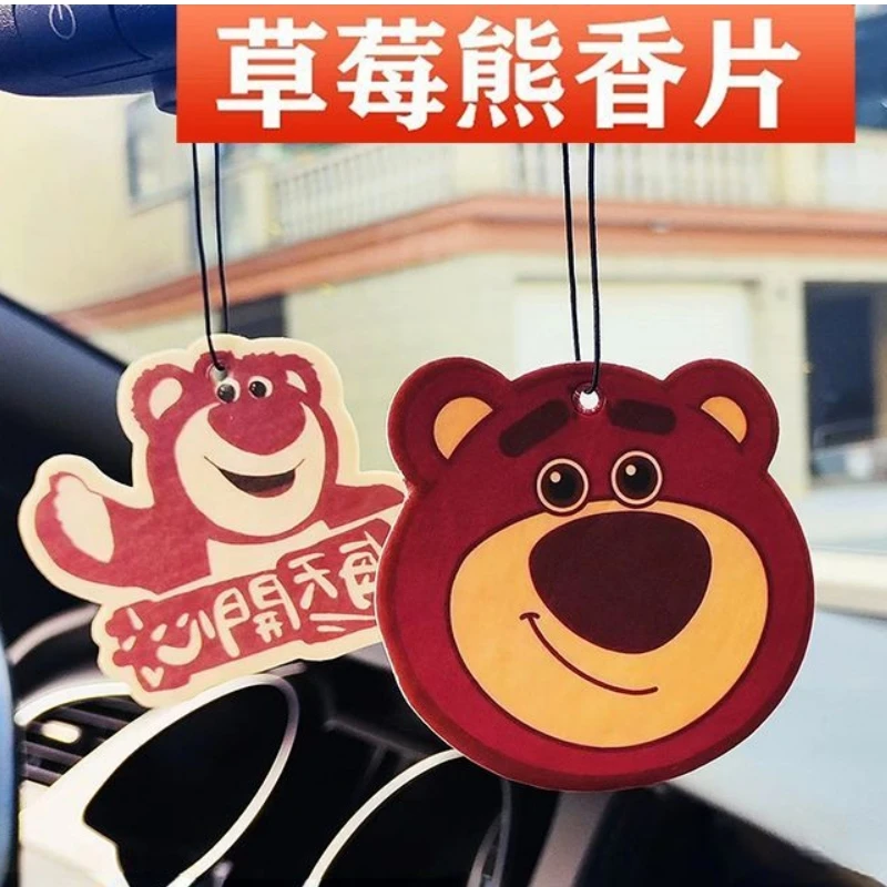 

Модные милые Креативные Мультяшные автомобильные дезодорирующие зеркала заднего вида Lotso декоративные подвесные ароматерапевтические таблетки оптом