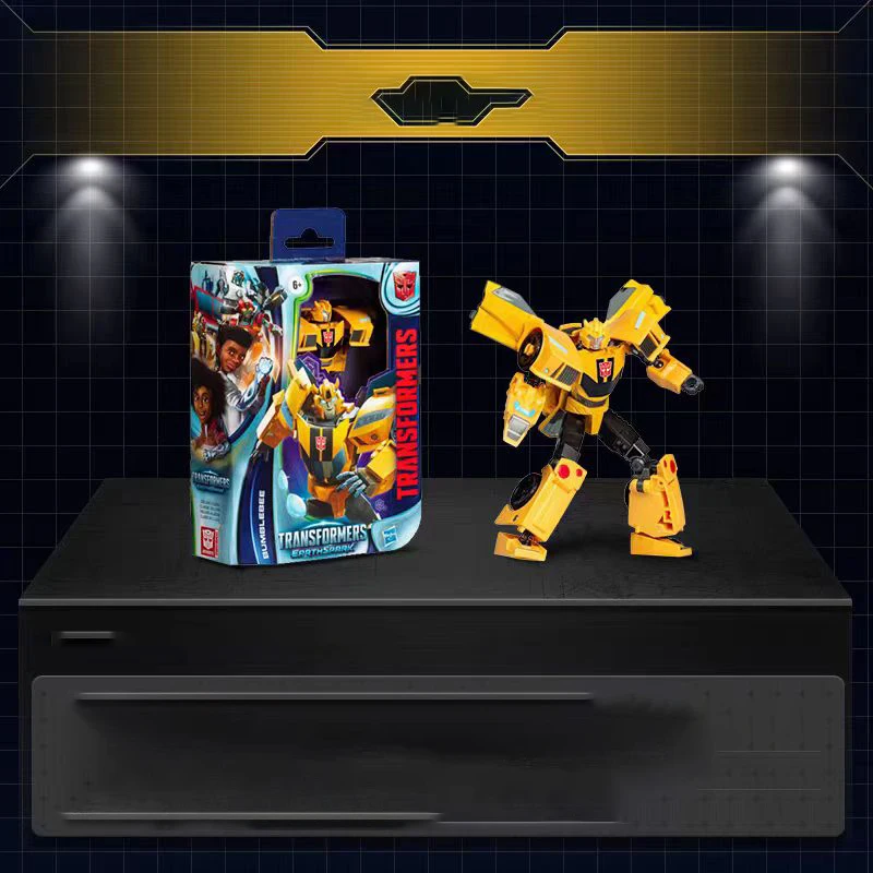 Hasbro Transformers: Earthspark Bumblebee Shockblast Megatron Подарочная коллекция игрушек для детей Фигурка
