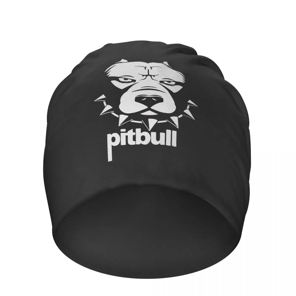 

Angry Pitbull Adult Beanies Pullover Caps Comfortable Pit Bull Dog Bonnet Hats Windproof Skullies Beanies Ski Winter Caps