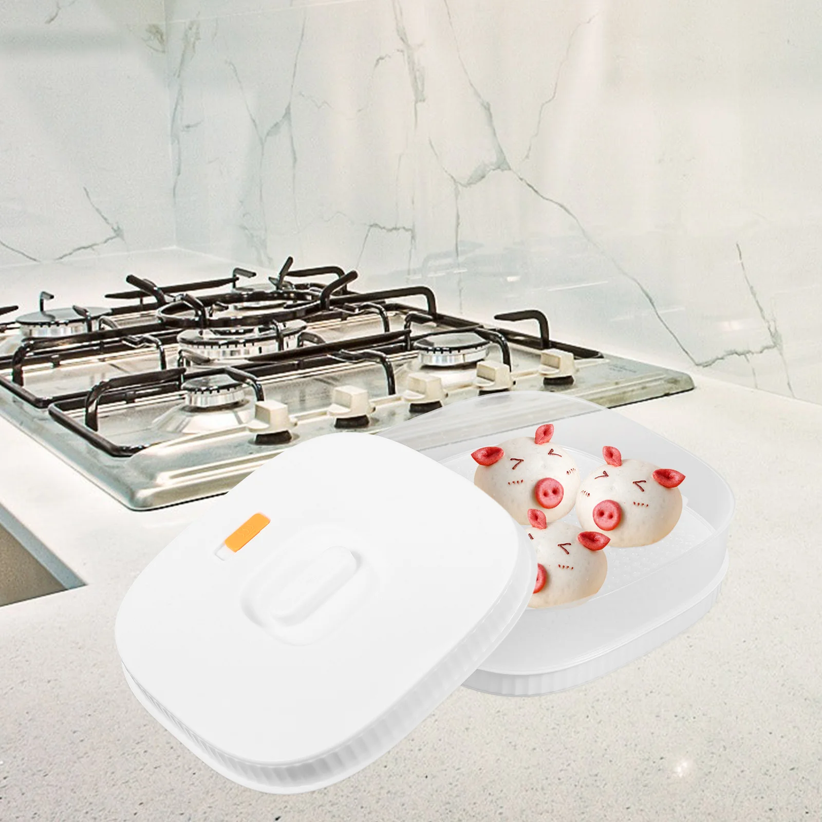 Офисная микроволновая печь пароварка корзины для пельменей приготовления пищи