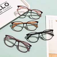 1 004 0 diopter glasses frame anti blue light round eyewear reading glasses presbyopic glasses vision care