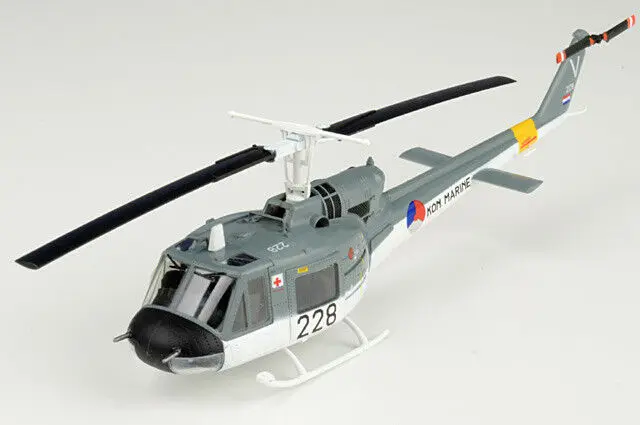 

US Stock 1/72 Easy Model 36918 Scale Dutch Navy UH-1 Helicopter Airplane Finished Model Toy TH07513-SMT2