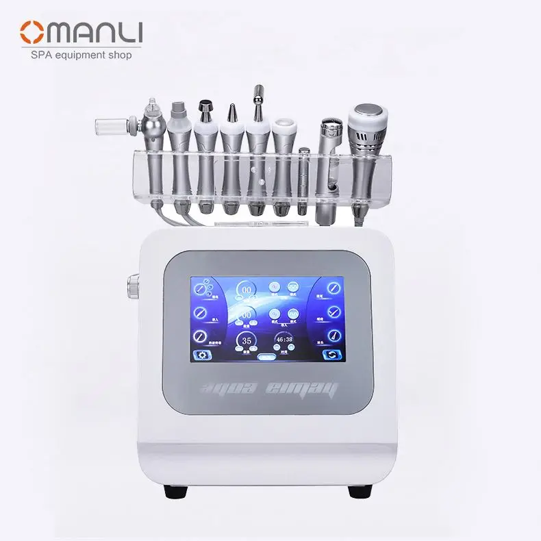 

9 In 1 Vacuum Face Cleaning Hydro Water Microdermabrasion Peel Machine Pore Cleaner Facial Massage Skin Care RF Beauty Device