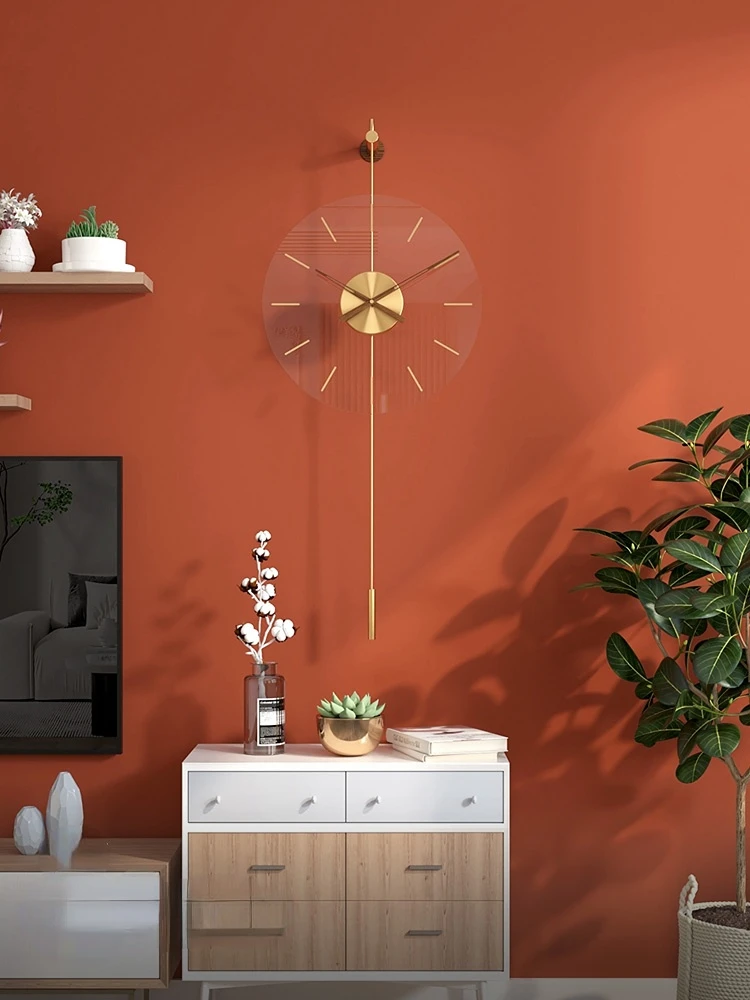 

Светильник лые Роскошные креативные часы, настенные часы, бытовые Модные индивидуальные художественные настенные часы, Современные Простые Украшения