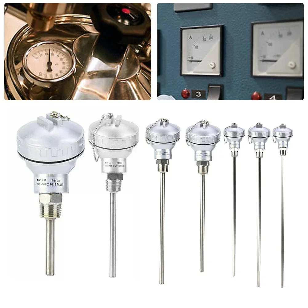 Прецизионный Температурный датчик RTD PT100 12 NPT резьба из нержавеющей стали