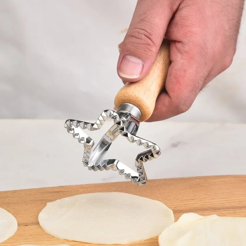 Кружевной принт равиоли форма для печенья из цинкового сплава тиснение цветов по